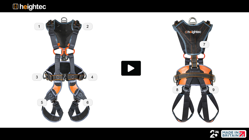 heightec: HELIX Climbers Harness