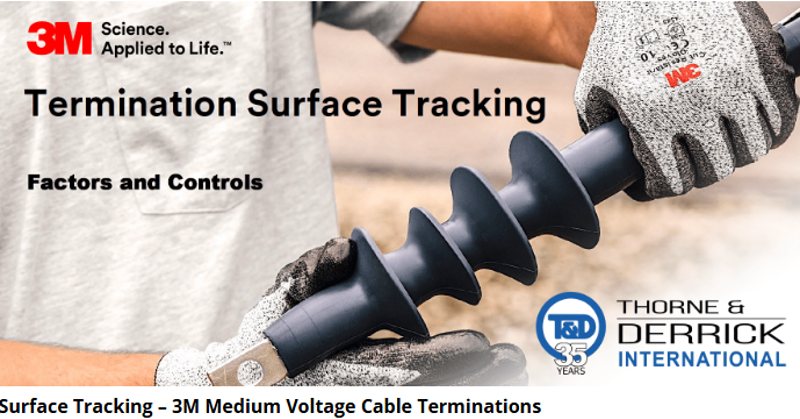 3M Terminations | Surface Tracking on Medium Voltage Cable Terminations