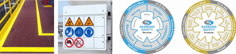 Seaward Safety's Anti Slip design & Safety Awareness System (SAS)